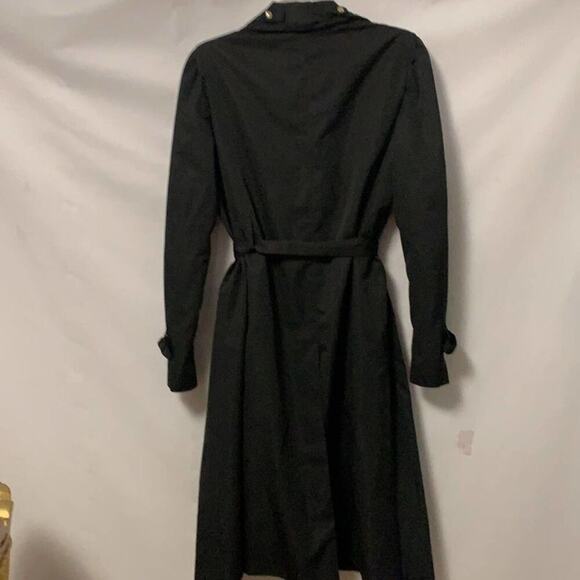 GUCCI TRENCH BLACK POINTED COLLAR COAT - Picture 9 of 13